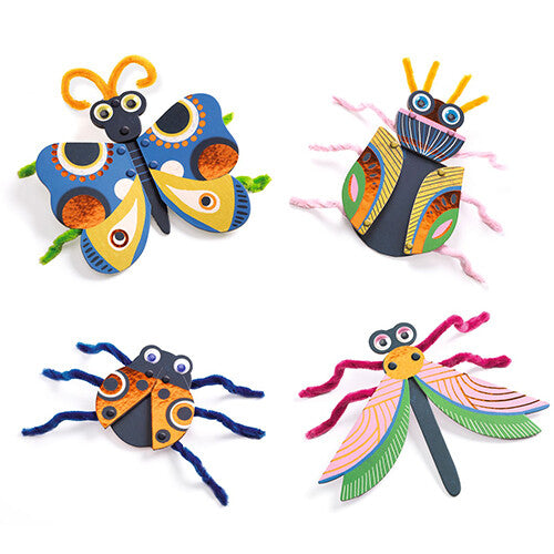 djeco knutselset rijgen - yarn bugs | DJ08982 | 1