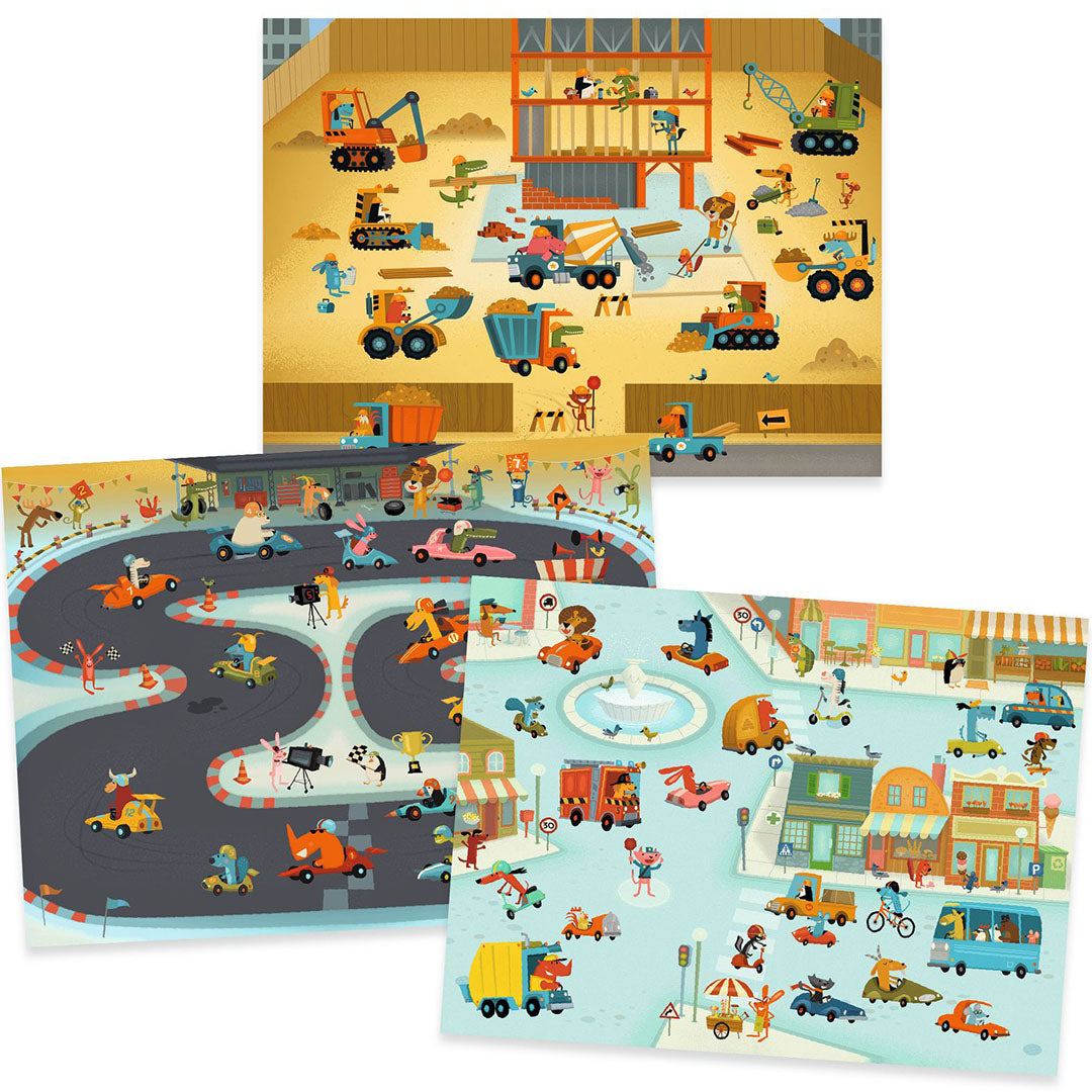 djeco knutselset transferstickers asphalt | DJ09357 | 3