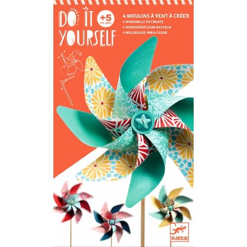 djeco knutselset windmolentjes - sweet | DJ07920 | 0