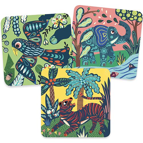 djeco kraskaarten grote dieren | DJ09095 | 2