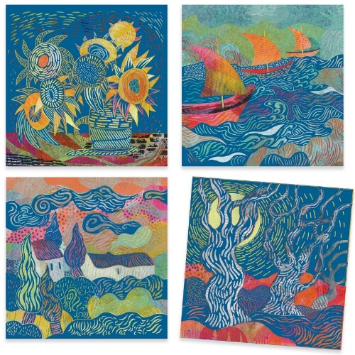djeco kraskaarten le sud - vincent van gogh | DJ09378 | 0