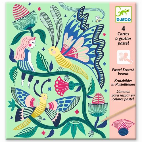 djeco krasplaatjes fantasietuin | DJ09719 | 0