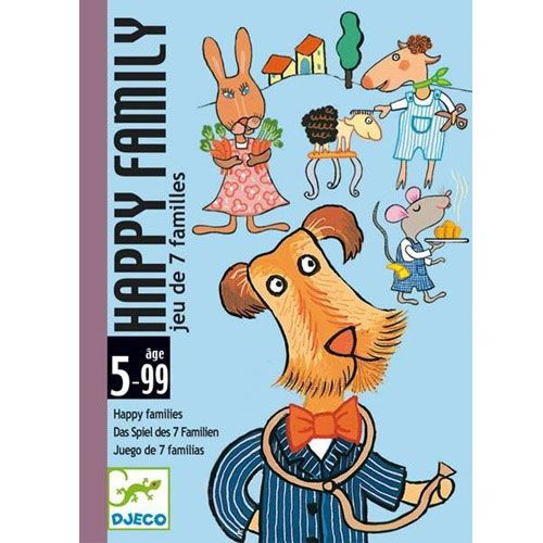 djeco kwartet happy family  | DJ05115 | 0
