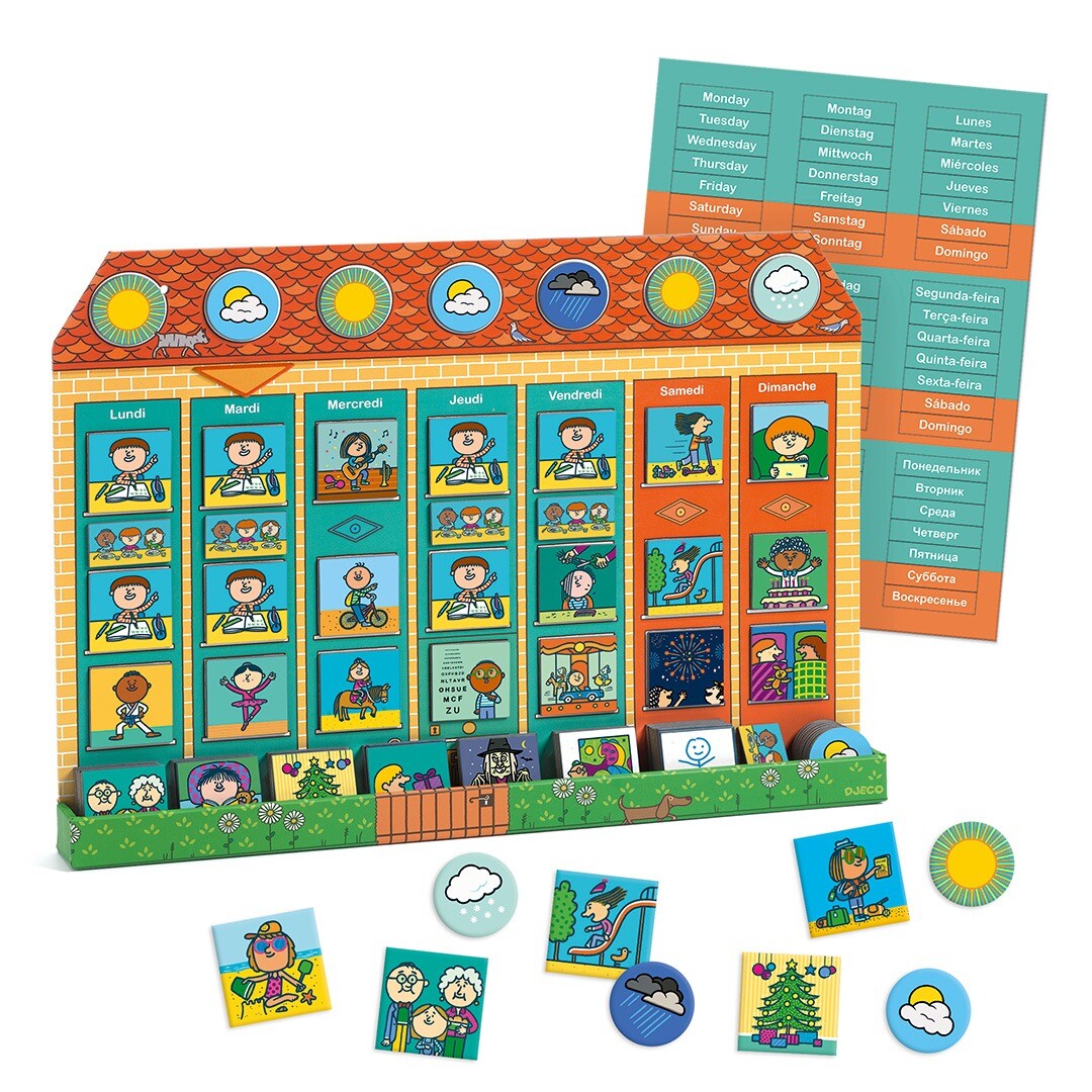 djeco magneetbord weekplanner | DJ08369 | 3