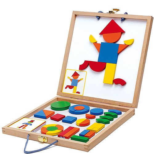 djeco magneetkoffer tangram - 42st | DJ03130 | 0