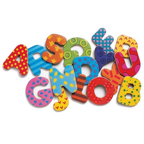 djeco magneten versierde letters - 38st | DJ03100 | 2