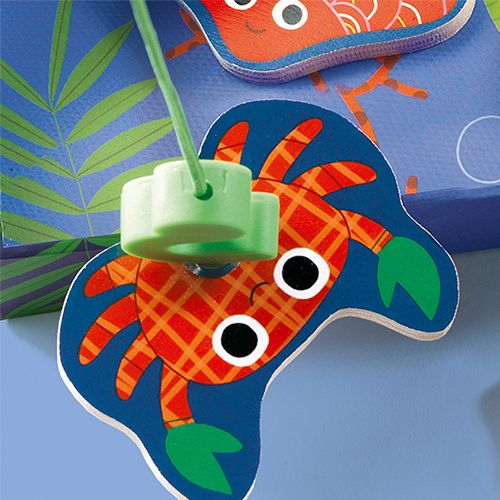 djeco magnetisch visspel gekleurde vissen | DJ01653 | 3