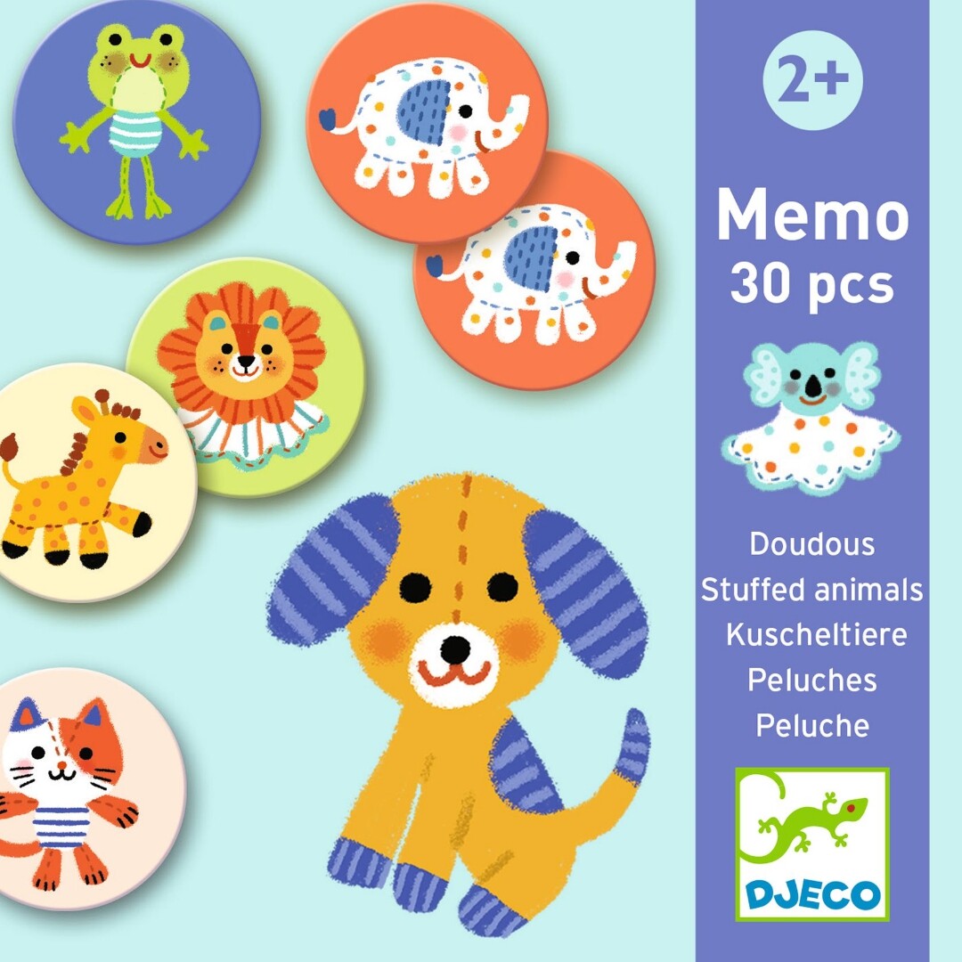 djeco memorie knuffeldieren | DJ08264 | 1