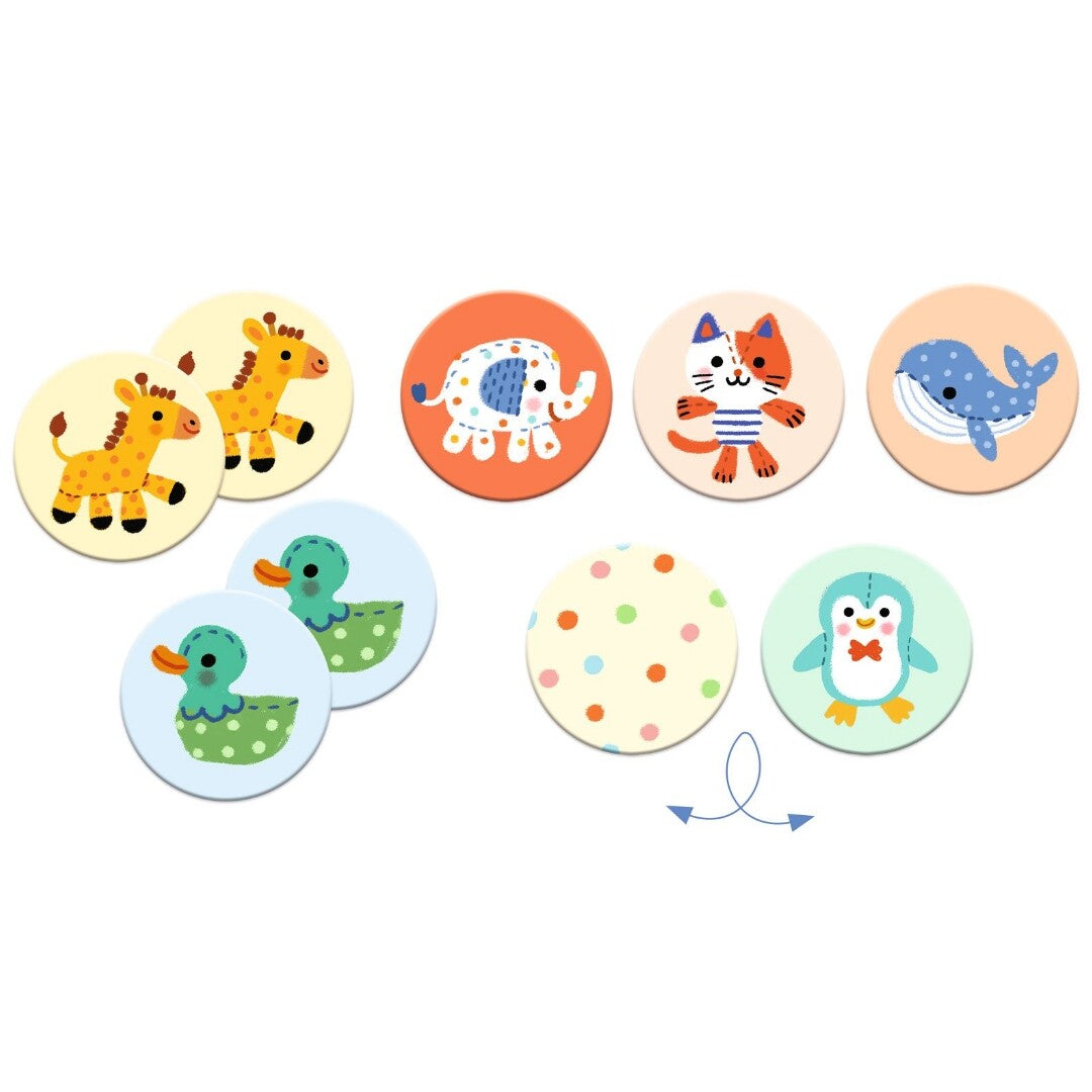 djeco memorie knuffeldieren | DJ08264 | 3