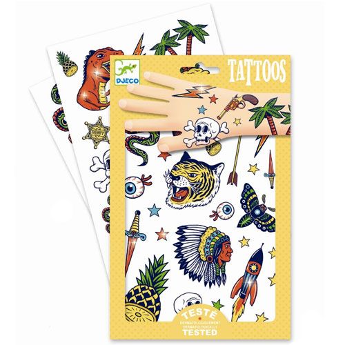 djeco metallic tattoos - bang bang | DJ09577 | 0