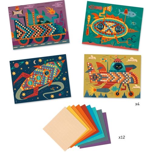 djeco mozaïek topracers | DJ09421 | 1