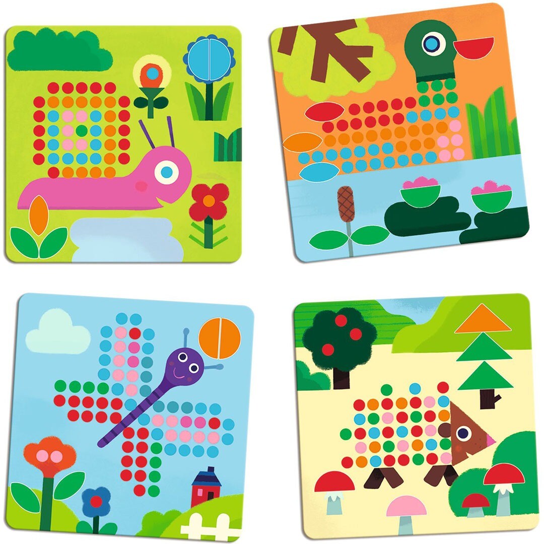 djeco mozaïekpuzzel mini animo | DJ08239 | 3