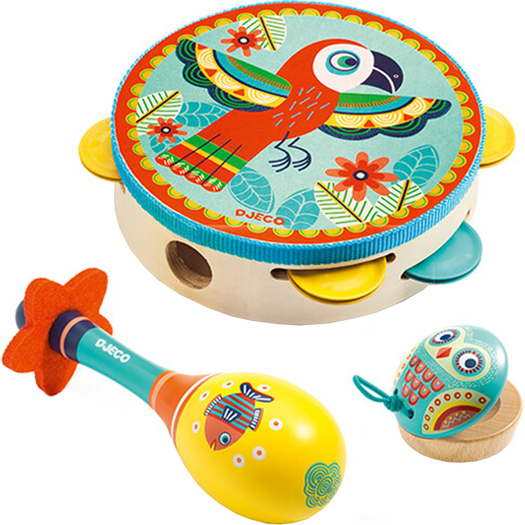 djeco muziekinstrumenten animambo - 3st