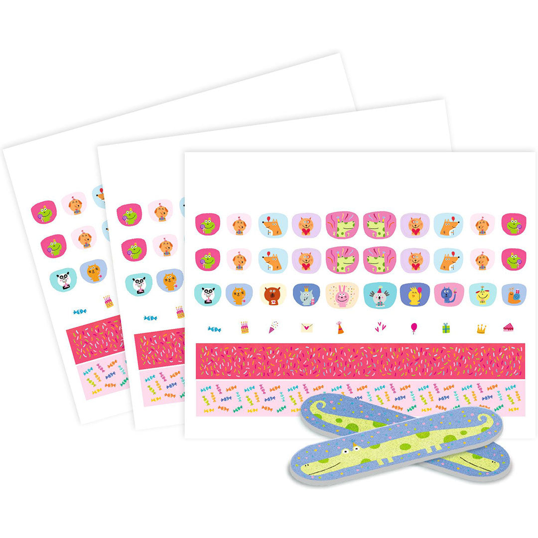 djeco nagelstickers happy birthday! | DJ09243 | 1