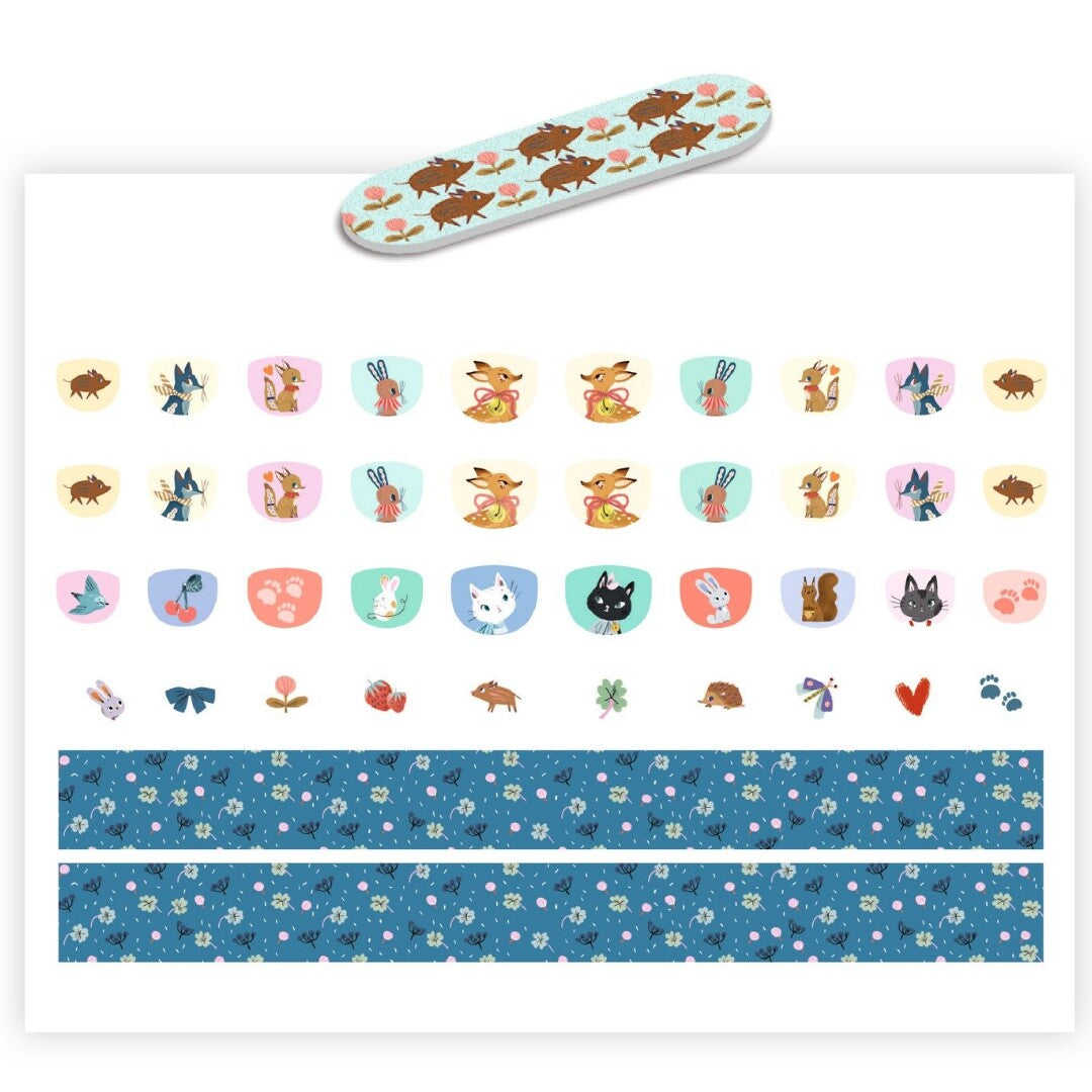 djeco nagelstickers petite fleur | DJ09241 | 1