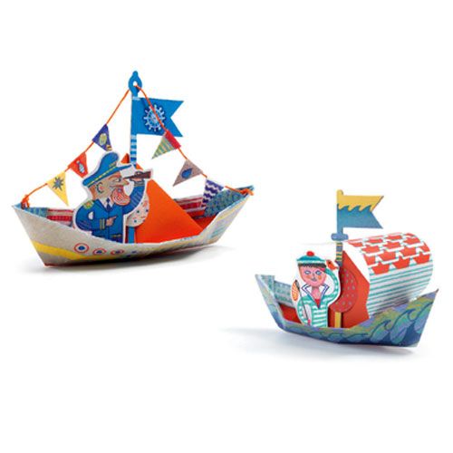 djeco origami boten op het water  | DJ08779 | 2