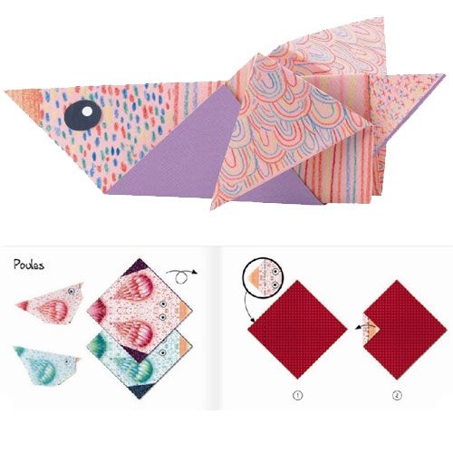 djeco origami pooldieren | DJ08777 | 4
