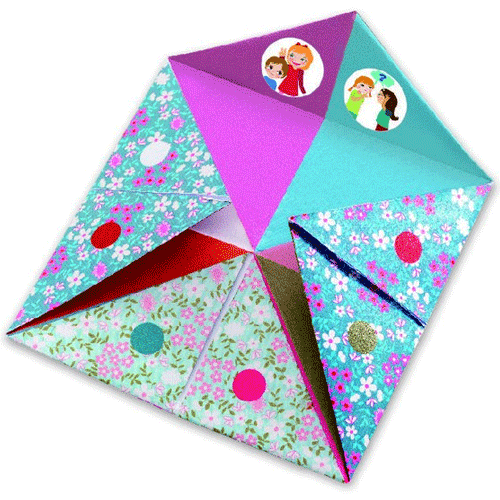 djeco origami vogelspel pastel | DJ08773 | 1