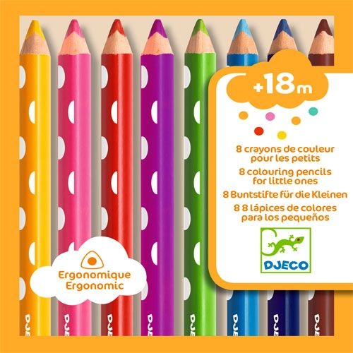 djeco peuterpotloden (8st) | DJ09004 | 0