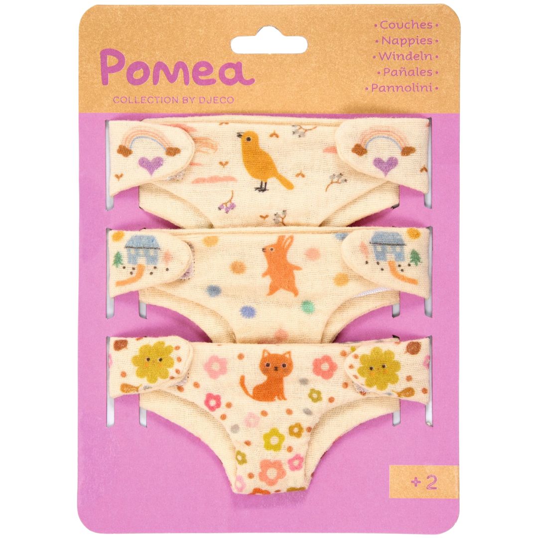 djeco poppenluiers pomea - nappies - 3st | DJ07791 | 1