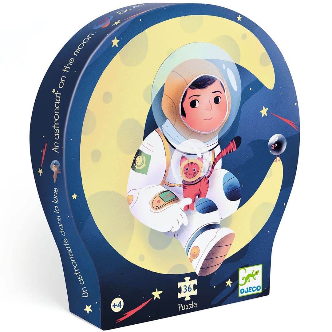 djeco puzzel astronaut op de maan - 36st | DJ07301 | 0
