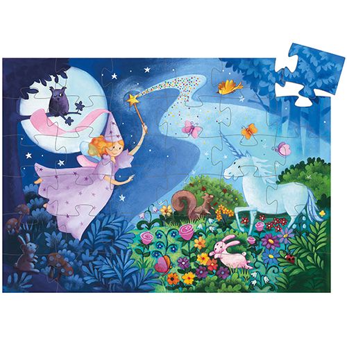djeco puzzel de fee en de eenhoorn (36st) | DJ07225 | 1