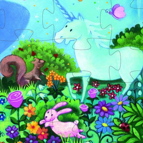 djeco puzzel de fee en de eenhoorn (36st) | DJ07225 | 2