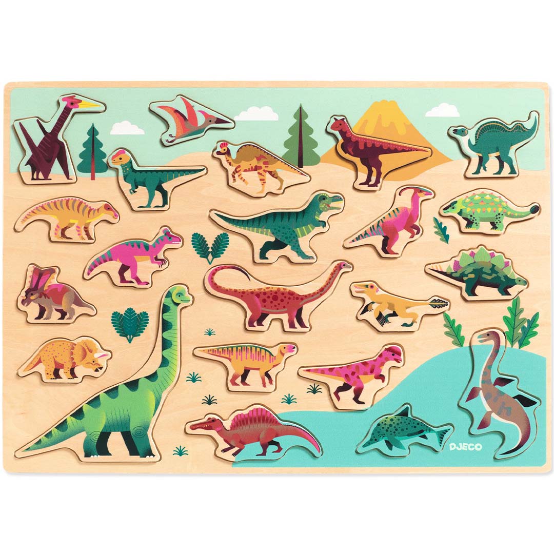 djeco puzzel dino - 22st | DJ01832 | 0