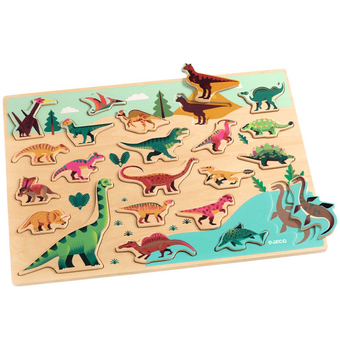 djeco puzzel dino - 22st | DJ01832 | 1