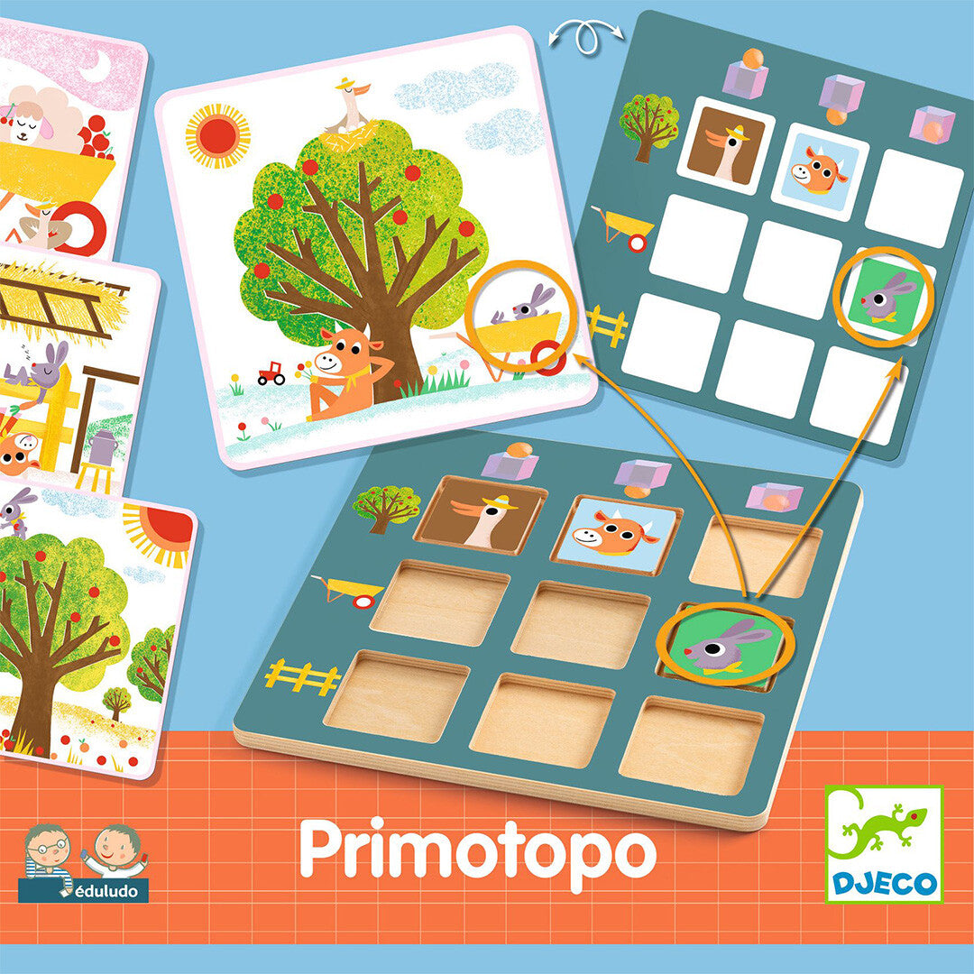 djeco puzzel eduludo voorzetsels - primotopo | DJ08328 | 0