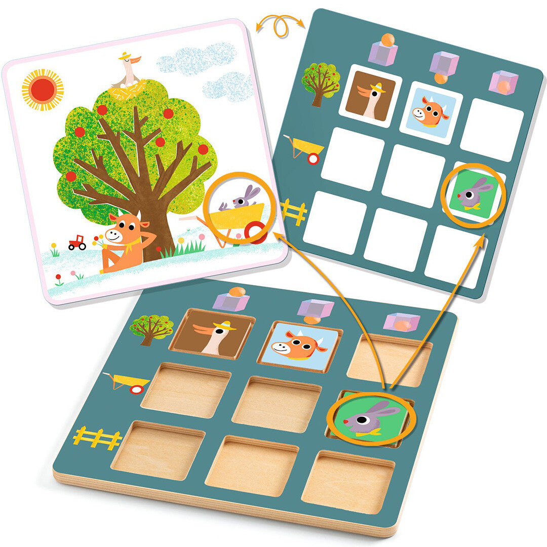 djeco puzzel eduludo voorzetsels - primotopo | DJ08328 | 1