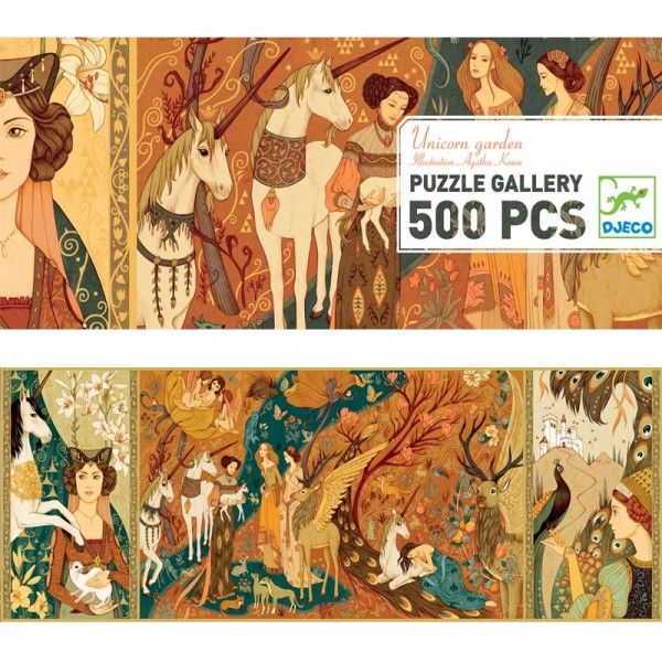 djeco puzzel eenhoorn tuin (500st) | DJ07624 | 0