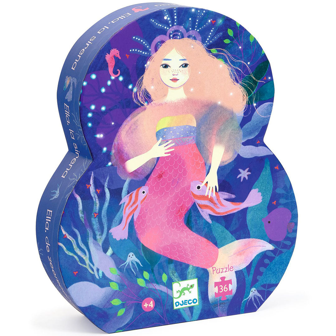 djeco puzzel ella the mermaid - 36st | DJ07303 | 1