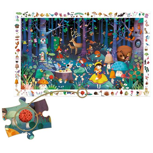 djeco puzzel het betoverde bos (100st) | DJ07504 | 1