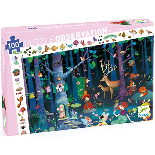 djeco puzzel het betoverde bos (100st) | DJ07504 | 2