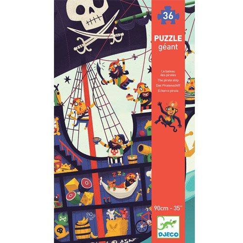 djeco puzzel het piratenschip (36st) | DJ07129 | 2