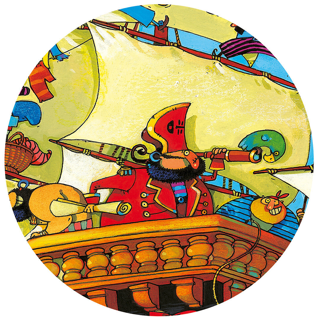 djeco puzzel het piratenschip van roodbaard (54st) | DJ07241 | 2