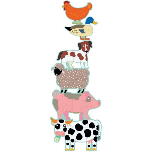 djeco puzzel honoré & vrienden (2x15, 2x12 en 2x9st) | DJ07112 | 0