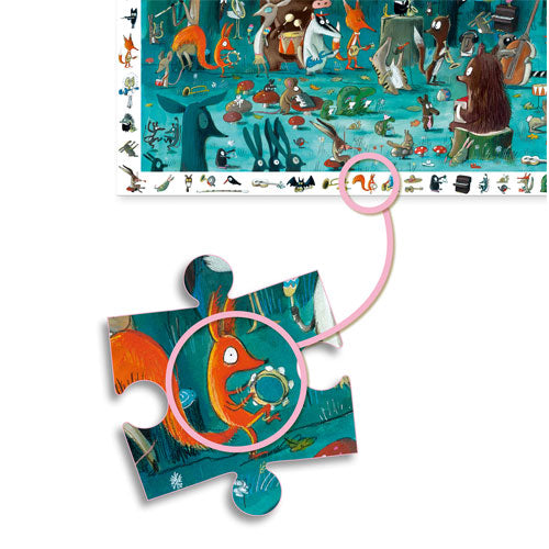 djeco puzzel observation het dierenorkest (35st) | DJ07588 | 3