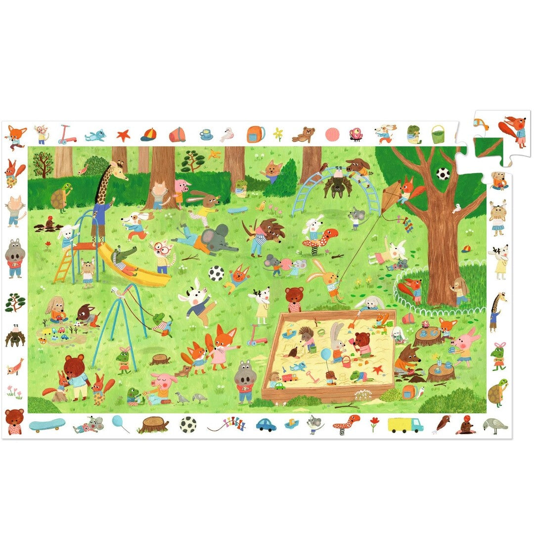 djeco puzzel observation speeltuin - 35st  | DJ07596 | 2