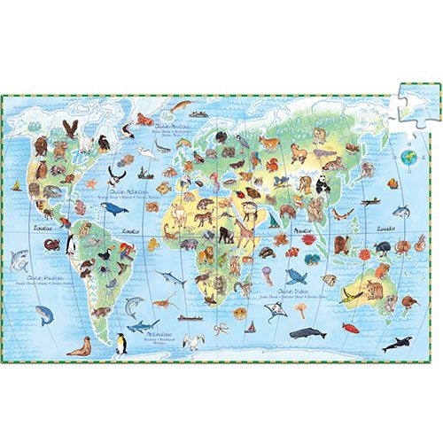 djeco puzzel observation werelddieren (100st) | DJ07420 | 1