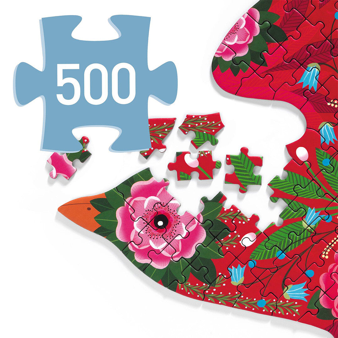 djeco puzzel puzz'art vogel - 500st | DJ07668 | 3