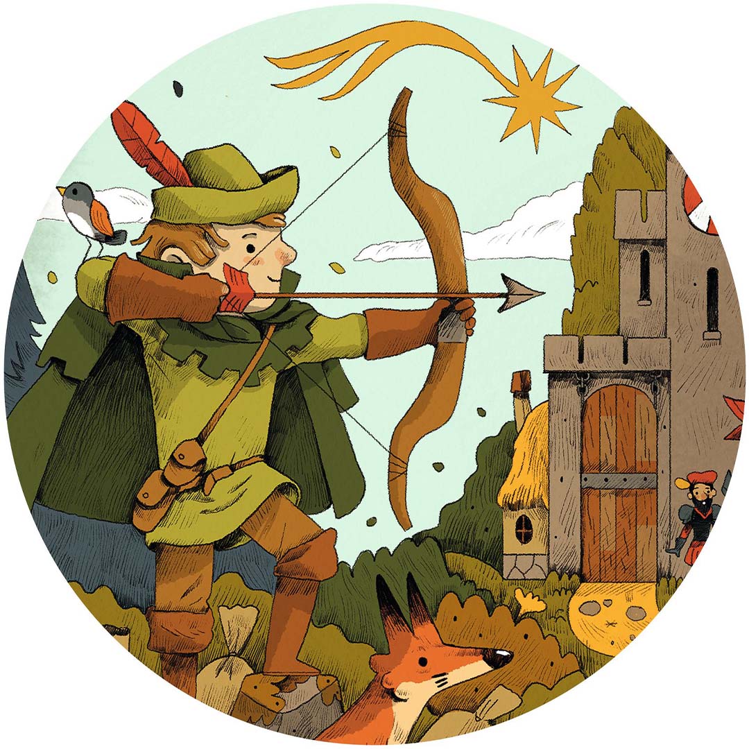 djeco puzzel robin hood - 36st | DJ07304 | 1