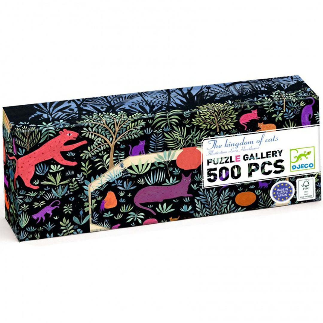 djeco puzzel the kingdom of cats - 500st | DJ07686 | 1