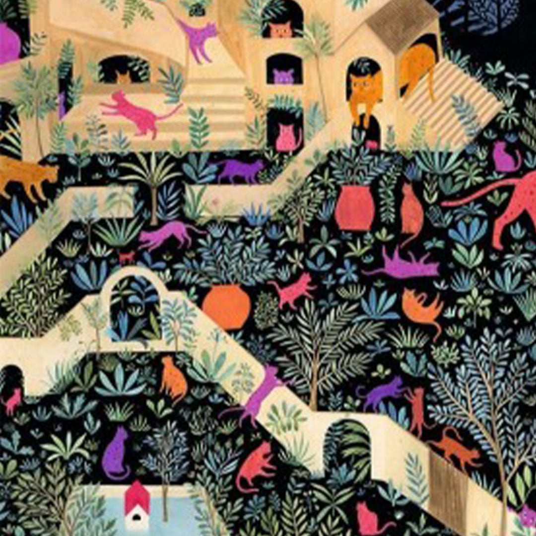 djeco puzzel the kingdom of cats - 500st | DJ07686 | 2