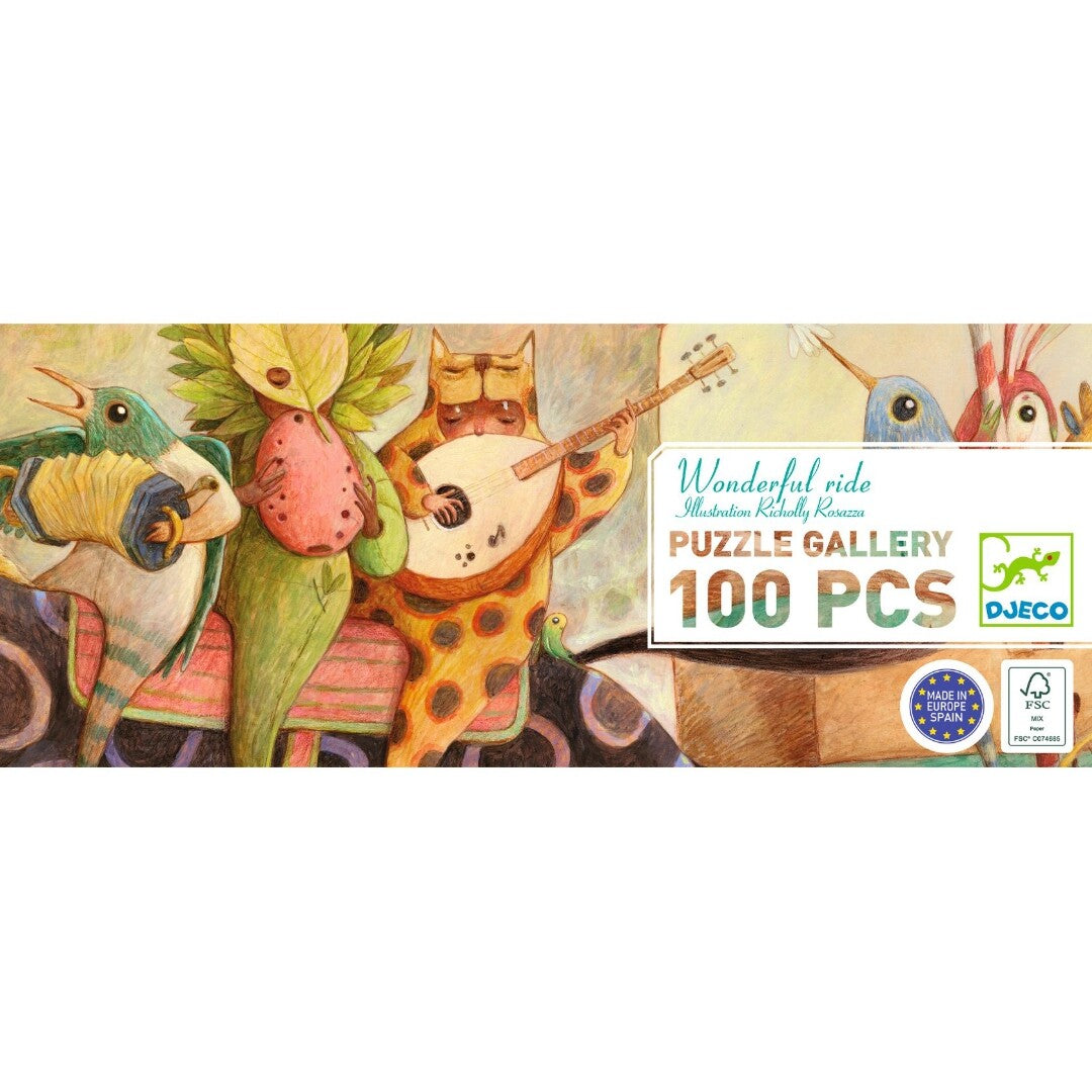 djeco puzzel wonderful ride - 100st | DJ07681 | 0