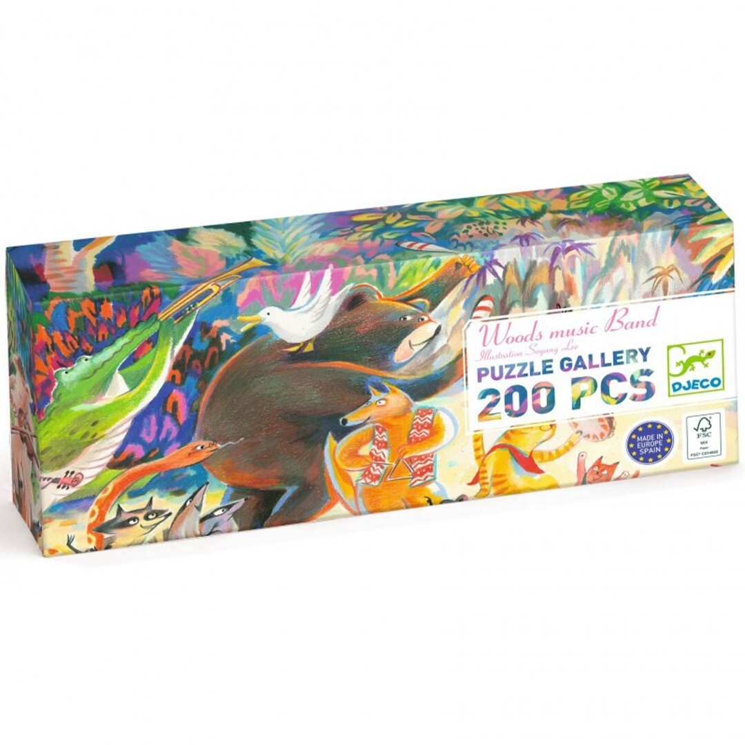 djeco puzzel woods music band - 200st | DJ07682 | 1