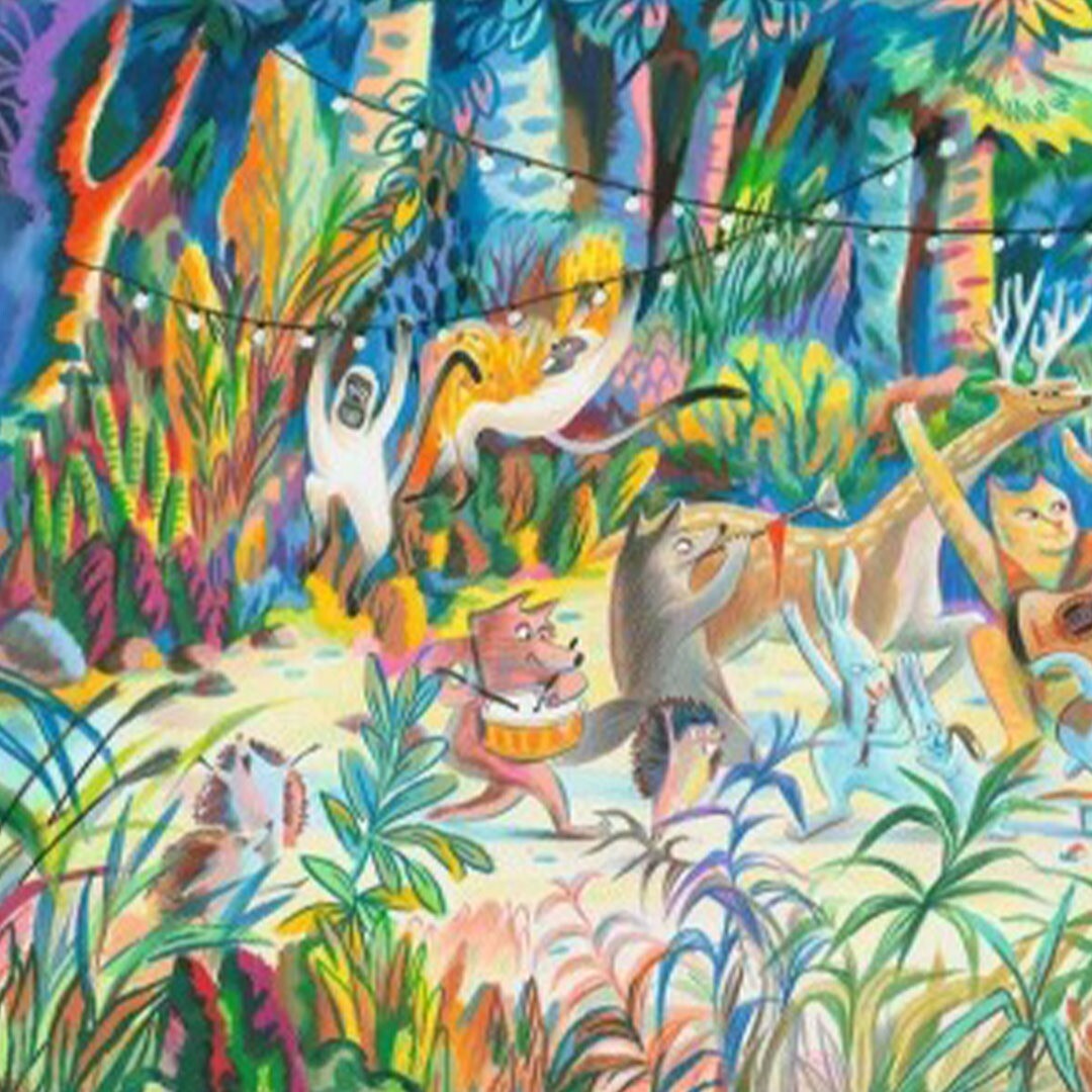 djeco puzzel woods music band - 200st | DJ07682 | 2
