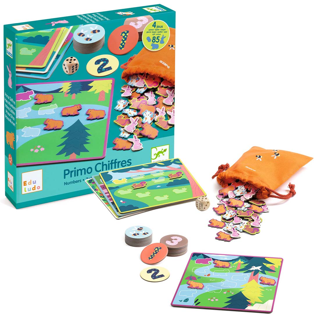 djeco puzzelspel cijfers leren | DJ08265 | 0