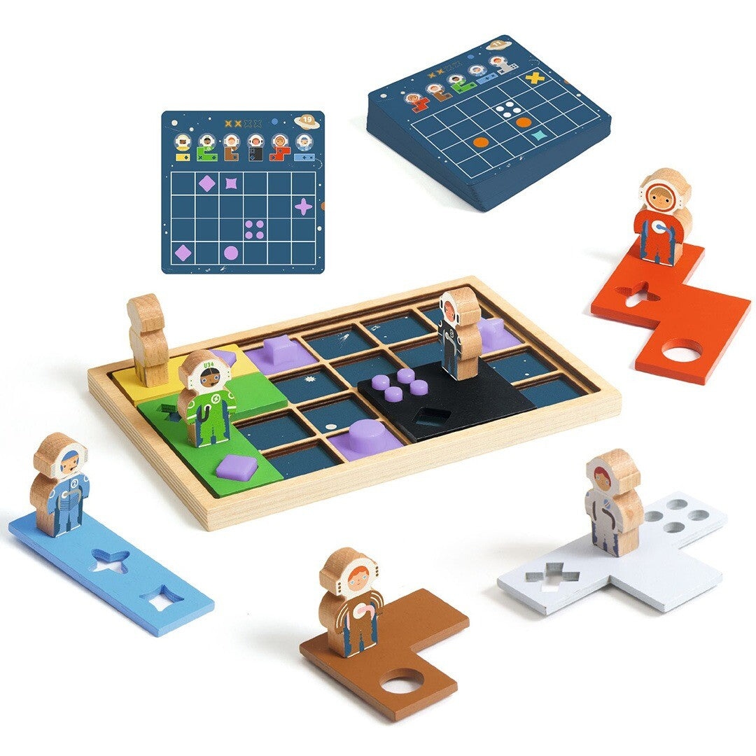 djeco puzzelspel sologic - space orbit | DJ00817 | 0